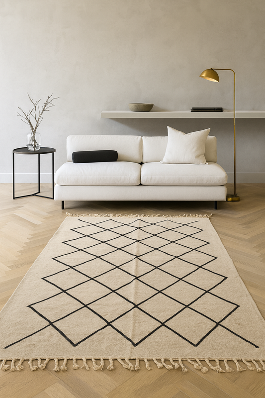 Boujaad–Zanafi Atelier Grid — Ivory & Ink
