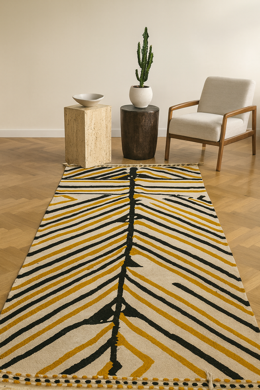 Zanafi Palm-Spine — Saffron & Ink