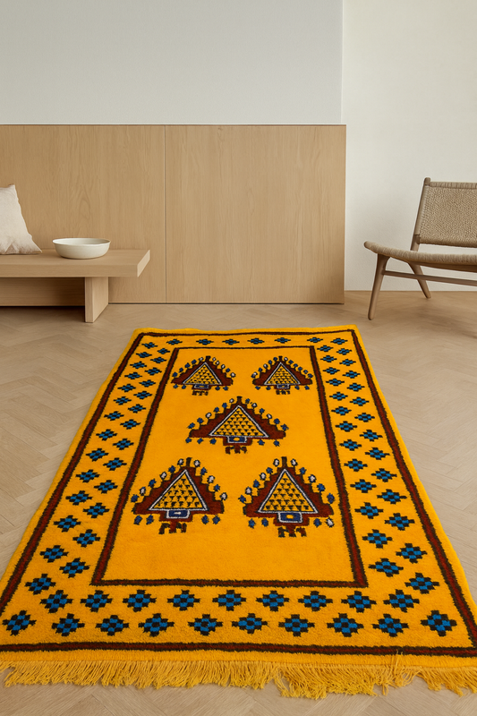 Zayane — Kubba (Acrylic) Tribal Motif Rug