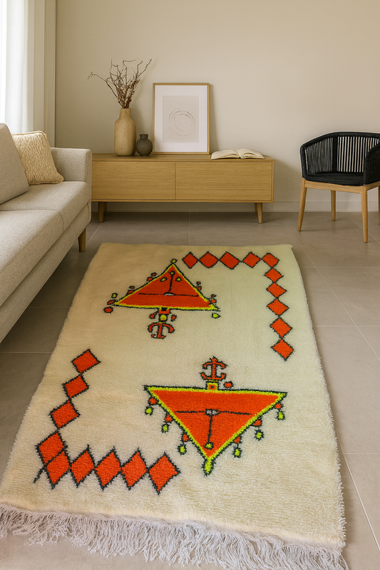 Zayane — Kubba (Acrylic) Triangle Motif Rug