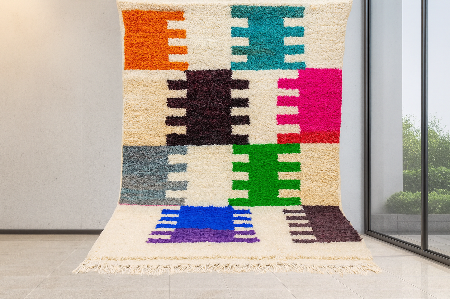 Boujaad Chromatic Steps – Wool Mosaic