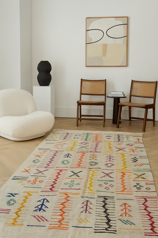 Boujaad–Zanafi Glyph Columns — Ivory Field
