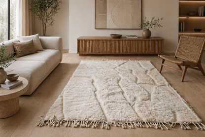 Beni Mrirt Linear Relief — Ivory Passage Composition