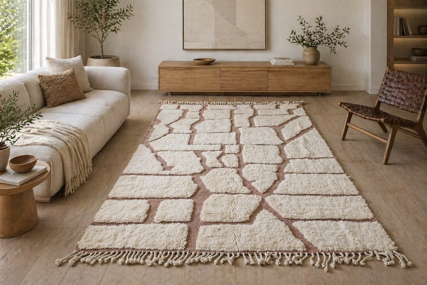 Beni Mrirt Tessellated Relief — Ivory Mosaic Field