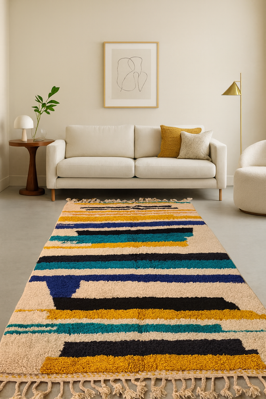 Zigzag Fields – Chromatic Rhythm Boujaad Rug