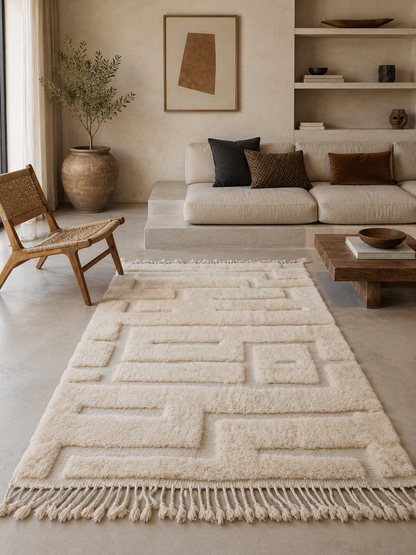Marmoucha Architectural Relief Rug