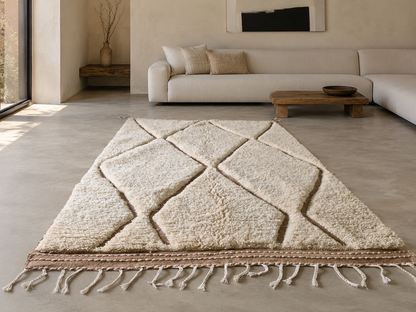Marmoucha Sculpted Diamond Field Rug