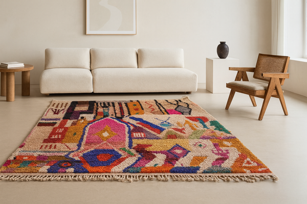 Boujaad Chromatic Citadel — Medina Tapestry
