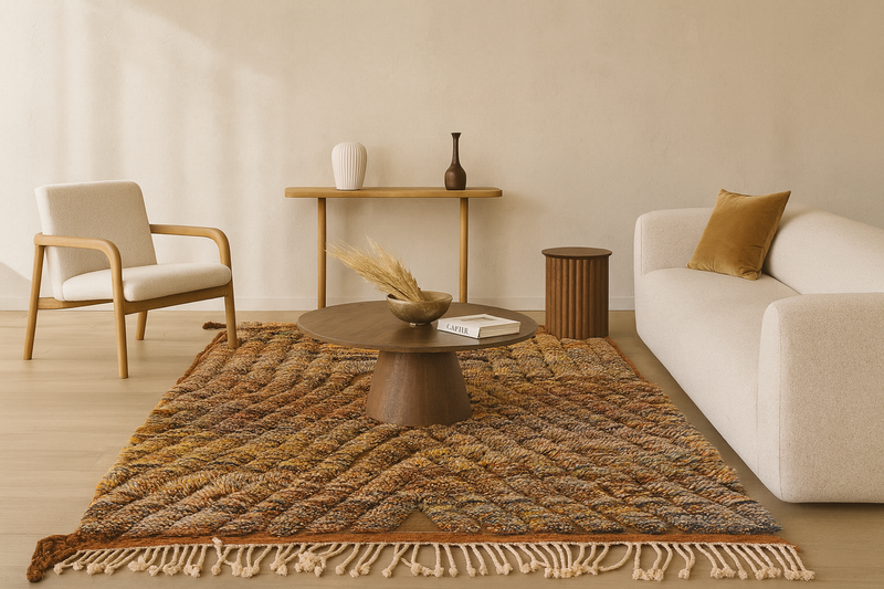 Marmoucha Braided Chevron — Autumn Tweed