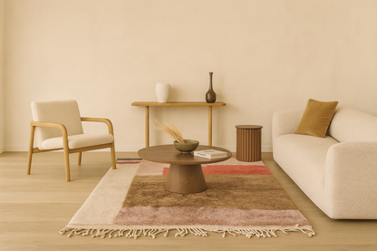 Beni Mrirt Modernist Blocks — Blush & Ochre Field