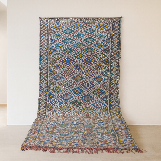 Beni Mguild Henbel Kilim — Lattice of Jewels