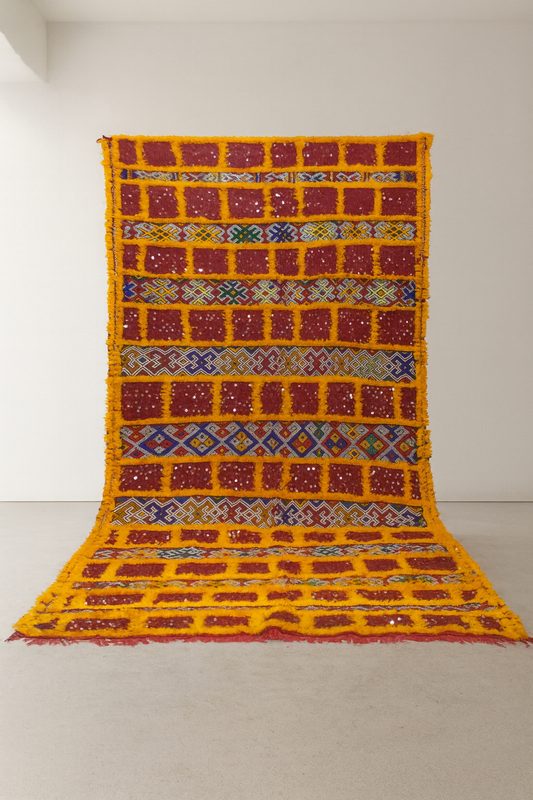 Ait Zayane Henbel Kilim — Saffron Gate Bands