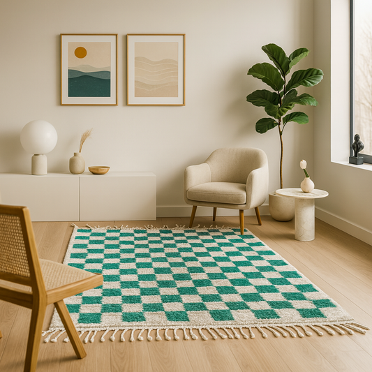 Emerald Checker — Marmoucha Reticulated Field