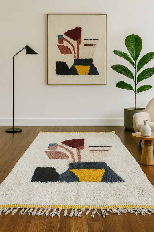 Still Life in Wool – Aït Zayne Interpretation of Floral Form