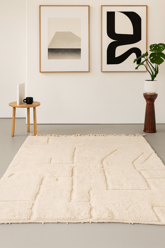Marmoucha Relief Atlas — Chalk Ivory