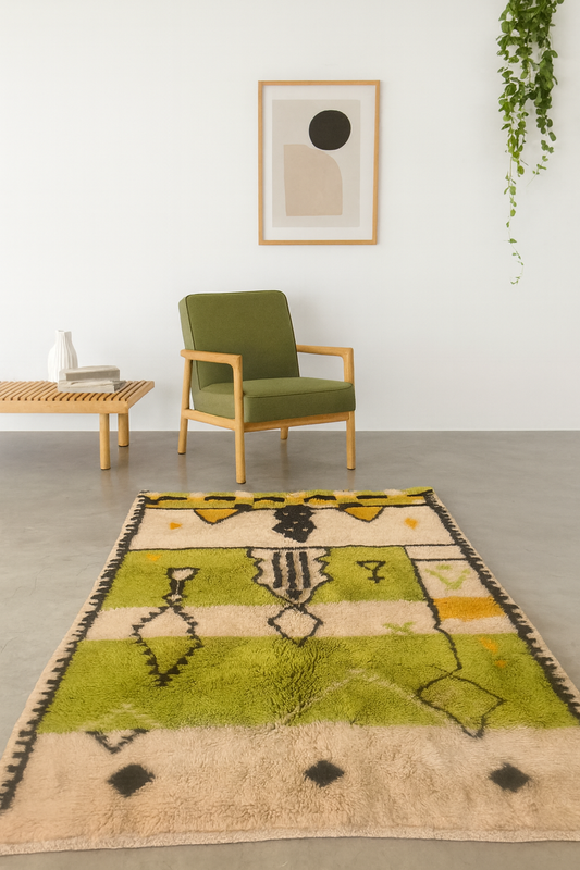 Dreamy Paysage – Azilal Pastoral Meditation in Wool