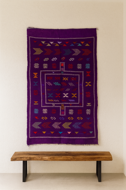 Amethyst Kasbah — Boujaad Moubra Kilim