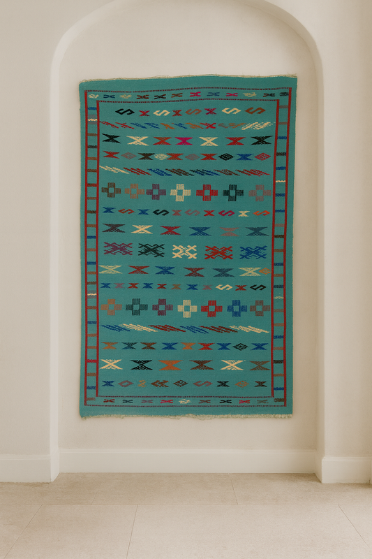 Verdigris Caravan — Boujaad Moubra Kilim