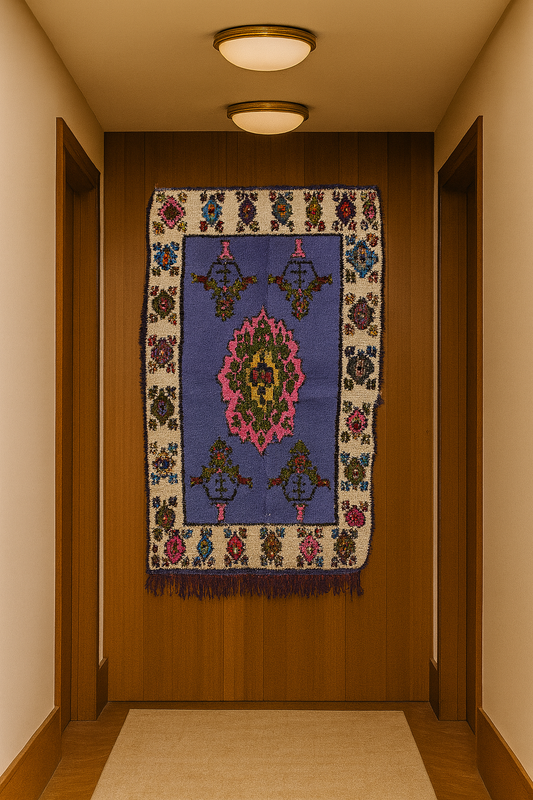 Harlequin Grid — Boucherouite Runner