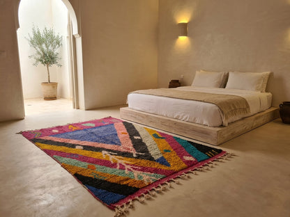Festival Geometry – Boujaad Atlas Rug in Radiant Prism