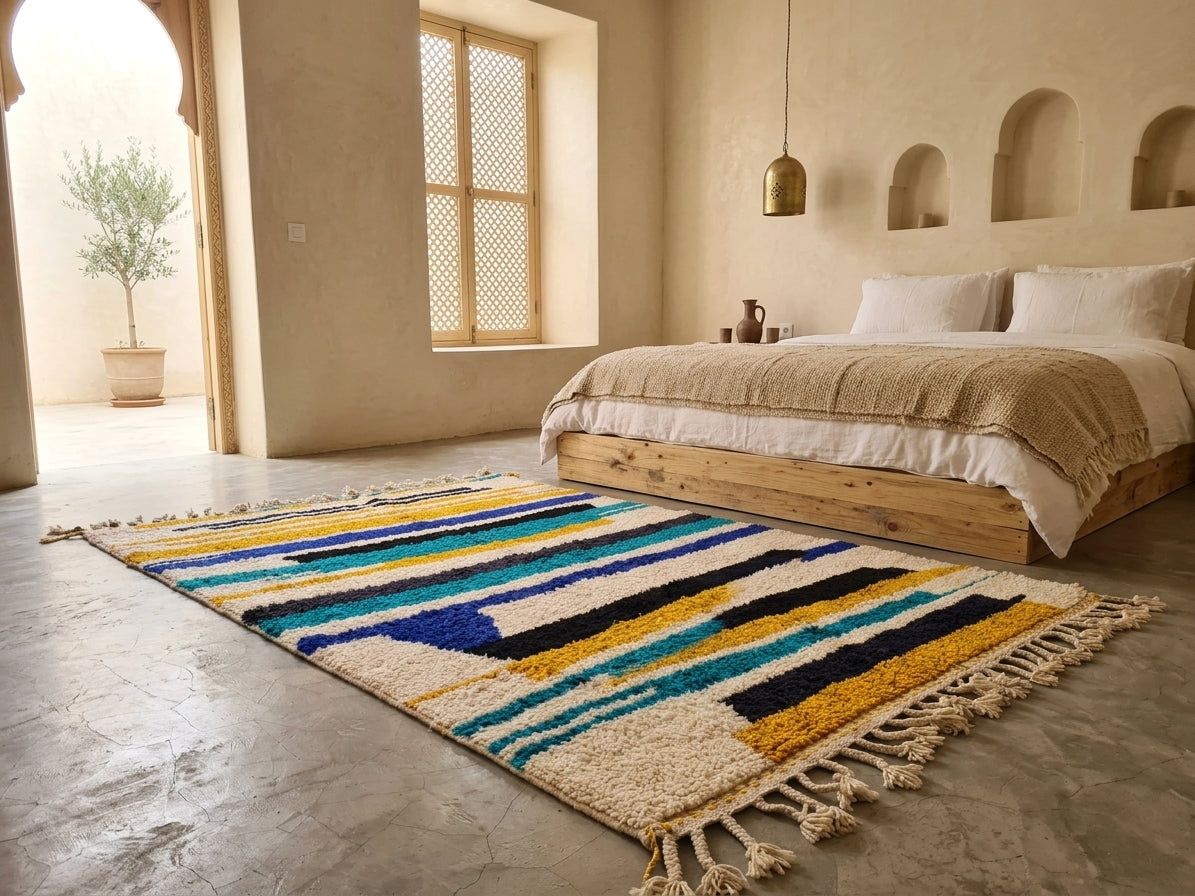 Zigzag Fields – Chromatic Rhythm Boujaad Rug