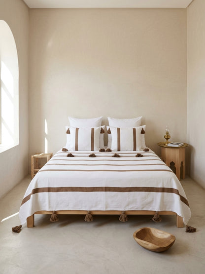 Safi Loom Set — Sand Stripes on Ivory