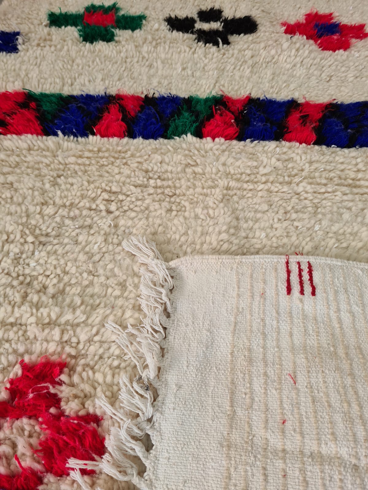 Azilal Petal Motifs — Little Atlas Wool Rug