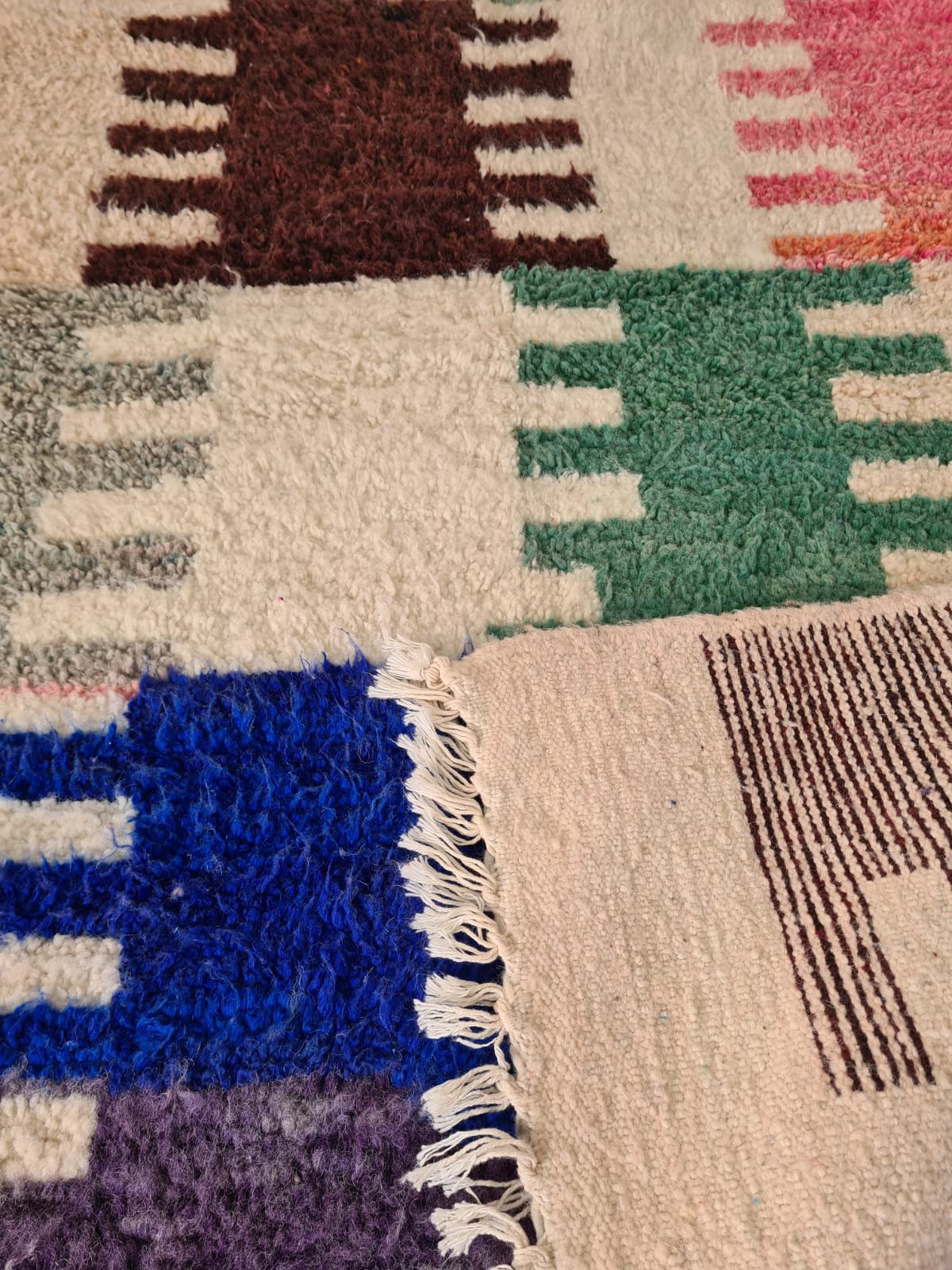Boujaad Chromatic Blocks — Small Wool Rug