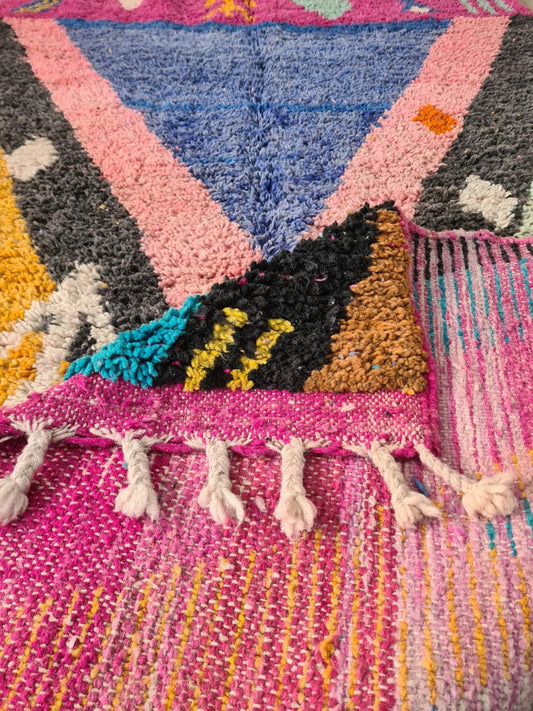 Festival Geometry – Boujaad Atlas Rug in Radiant Prism