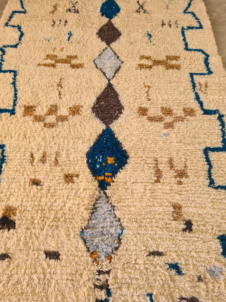 Blue Aura – Azilal Rug of Fertility and Protection