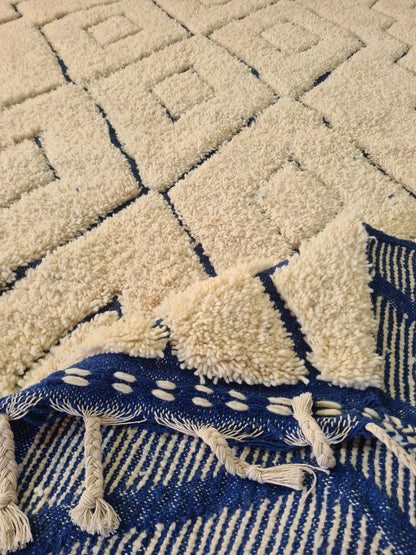 Indigo Gate — Azilal Nested Diamond Lattice with Border