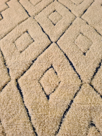 Indigo Gate — Azilal Nested Diamond Lattice with Border