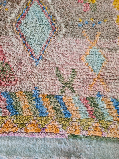 Whispers of Ochre – Boujaad Pastel Glyph Rug