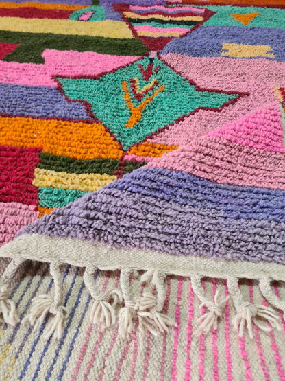 Festival Gradient – Boujaad Rug in Ceremonial Hues