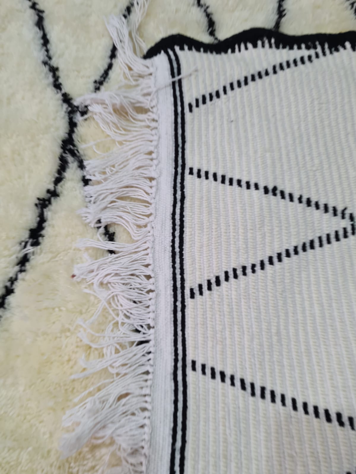 Silent Symmetry – Aït Zyayne Rug in Acrylic Weft