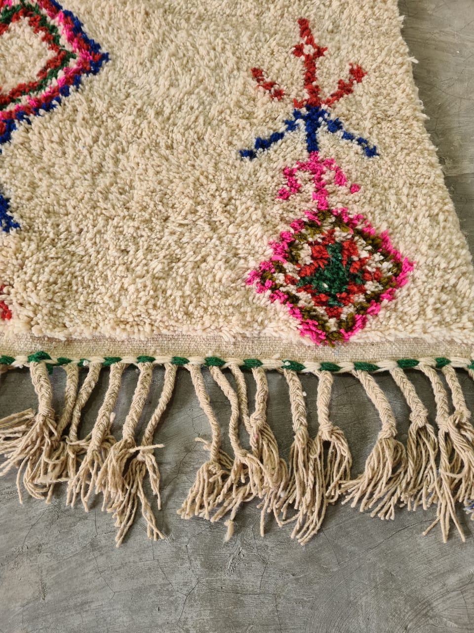 Fish Tails & Fertility Diamonds – Azilal Rug of Abundance and Renewal
