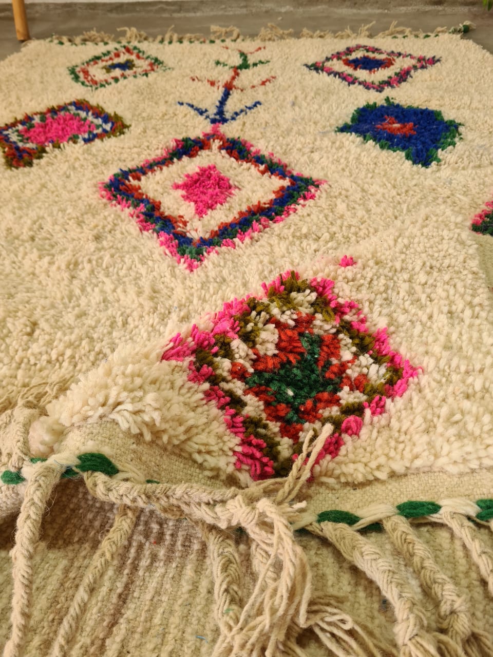 Fish Tails & Fertility Diamonds – Azilal Rug of Abundance and Renewal