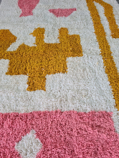 Nomadic Petals – Beni Mrirt in Pastel Geometry