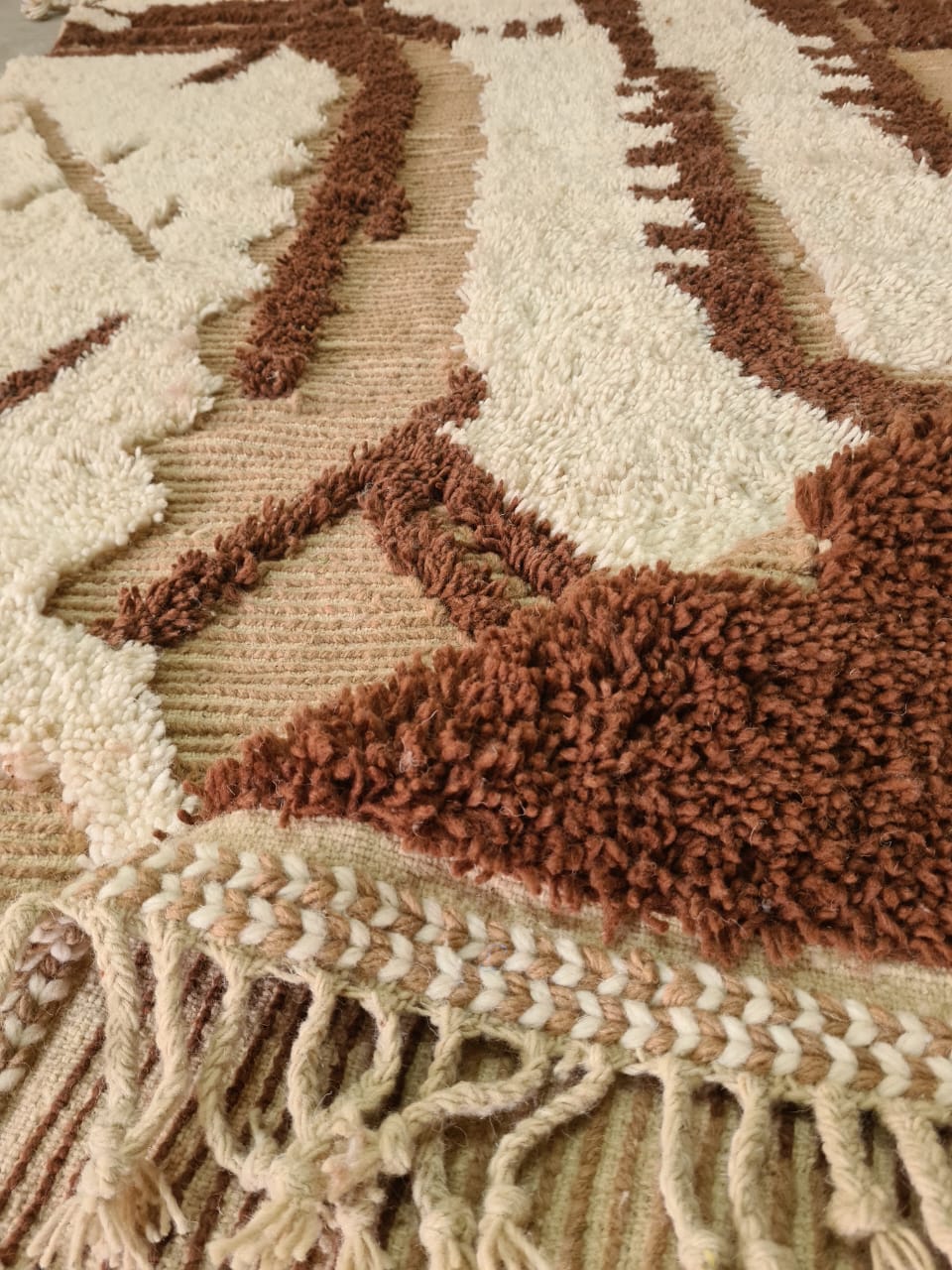Mountains and Rivers – Beni Mrirt Topography in Wool & Clay