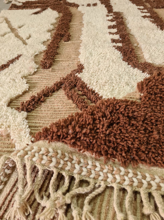 Mountains and Rivers – Beni Mrirt Topography in Wool & Clay