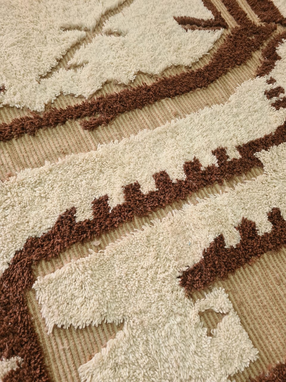 Mountains and Rivers – Beni Mrirt Topography in Wool & Clay