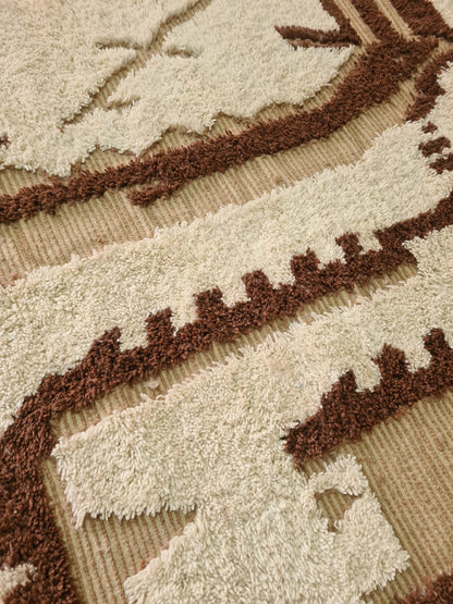 Mountains and Rivers – Beni Mrirt Topography in Wool & Clay