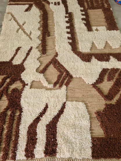Mountains and Rivers – Beni Mrirt Topography in Wool & Clay