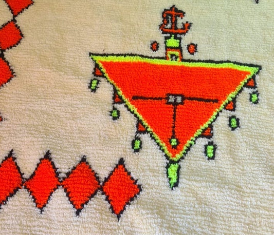Zayane — Kubba (Acrylic) Triangle Motif Rug