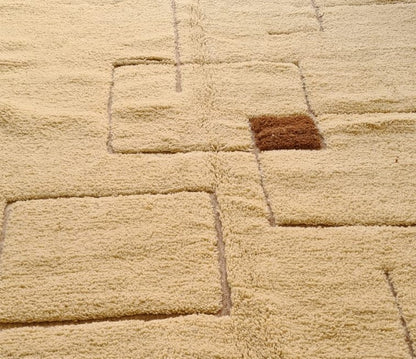 Signal Square — Beni Mrirt Relief Grid with Accent