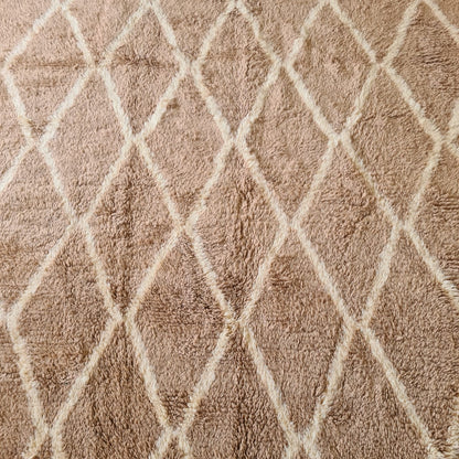 Caramel Lattice — Marmoucha Open Diamond Grid
