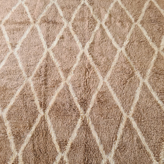 Caramel Lattice — Marmoucha Open Diamond Grid