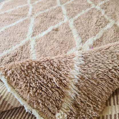 Caramel Lattice — Marmoucha Open Diamond Grid