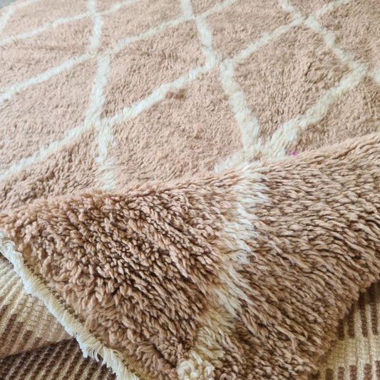 Caramel Lattice — Marmoucha Open Diamond Grid