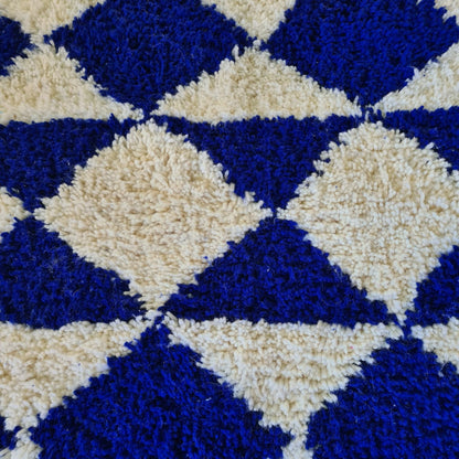 Cobalt Harlequin — Marmoucha Diamond Tiling